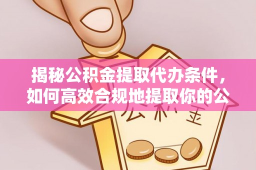 魏县揭秘公积金提取代办条件，如何高效合规地提取你的公积金