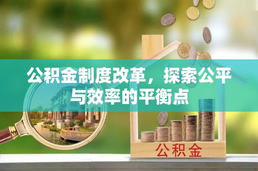 魏县公积金制度改革，探索公平与效率的平衡点